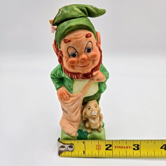 Mr. Lucky Leprechaun Hoffman Decanter Mr. Sandman 1975 Distilling Empty Read - Picture 13 of 13